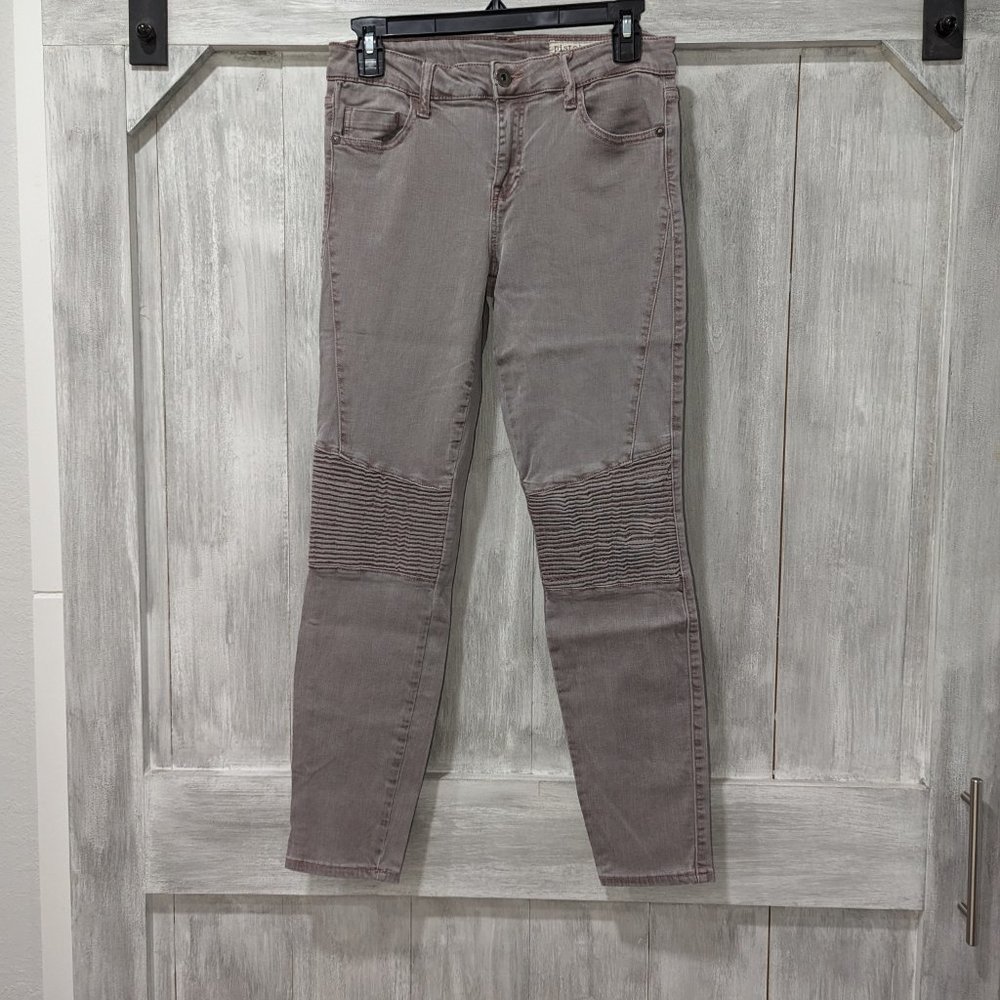 PISTOLA  Dusty Rose Audrey Moto Jeans Size 28